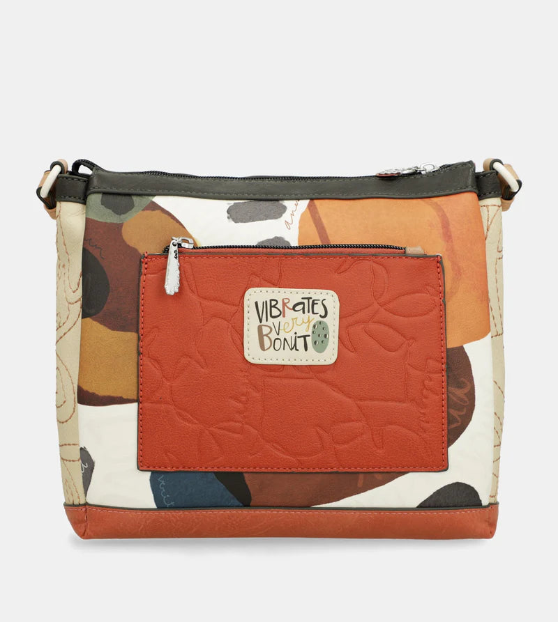 CROSSBODY BAG WITH 3 COMPARTMENTS ALMA