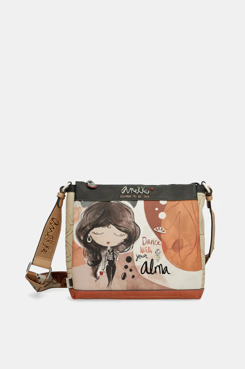 CROSSBODY BAG WITH 3 COMPARTMENTS ALMA