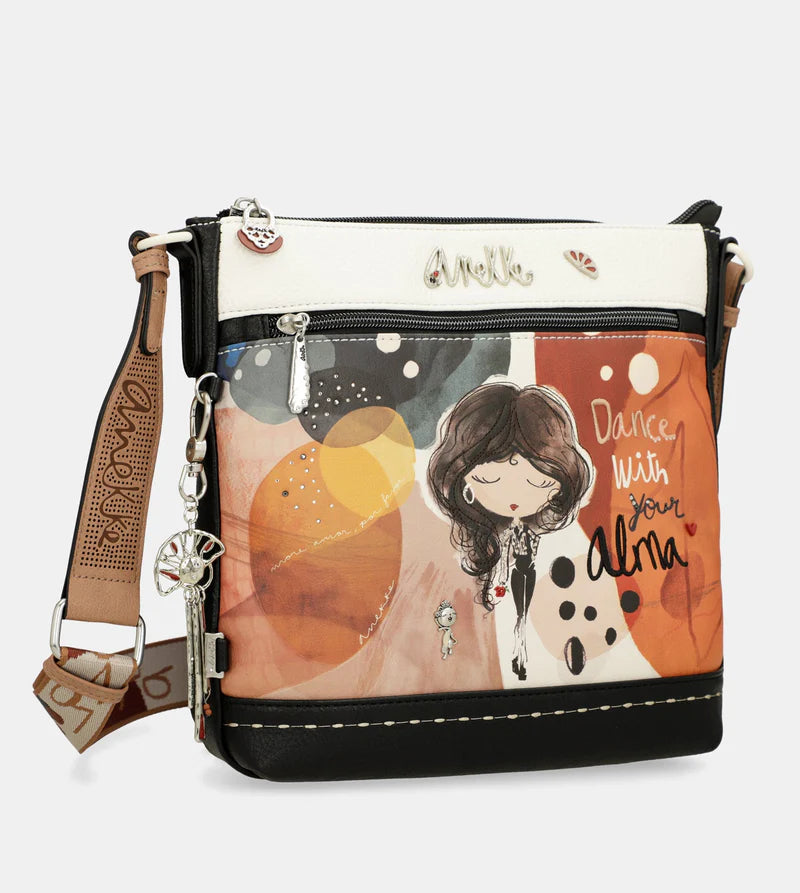 CROSSBODY BAG WITH FRONT POCKET ALMA