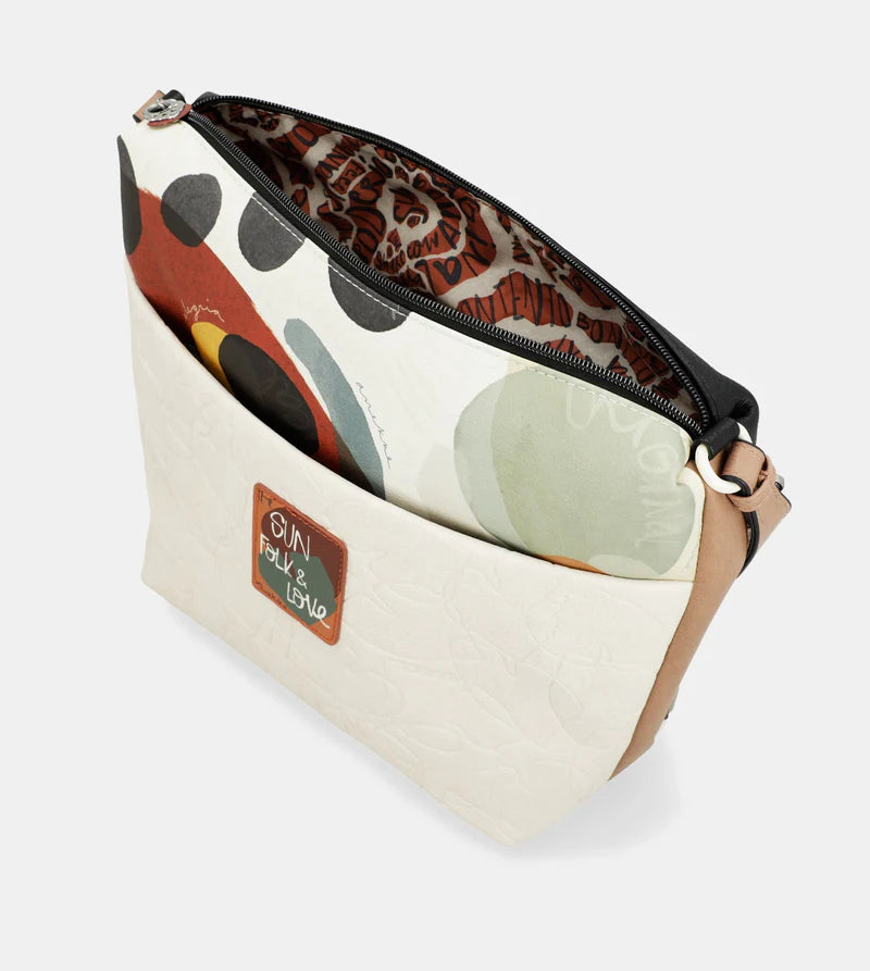 LARGE CROSSBODY BAG WITH FRONT POCKET ALMA